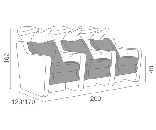 Shampoo unit for hairdressers: Lusso - Luca Rossini l3.jpg