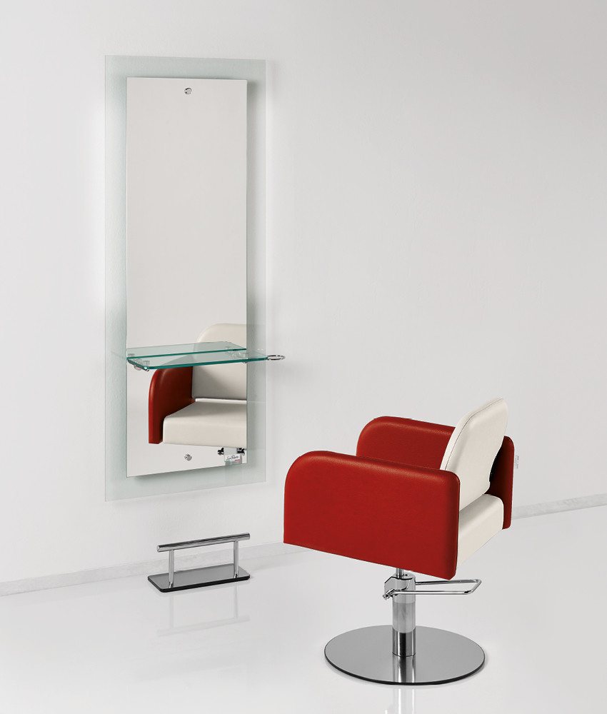 Hairdressing mirror: Murano Led - In foto: LR/AC050 - Luca Rossini