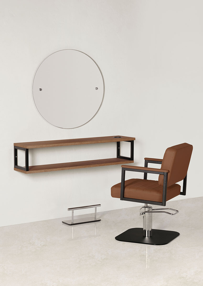 Hairdressing mirror: Giove - In photo LR/M110 - Luca Rossini Hairdressing mirror: Giove - In photo LR/M110 - Luca Rossini