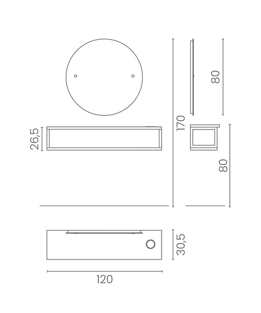 Hairdressing mirror: Giove - Luca Rossini D_Giove