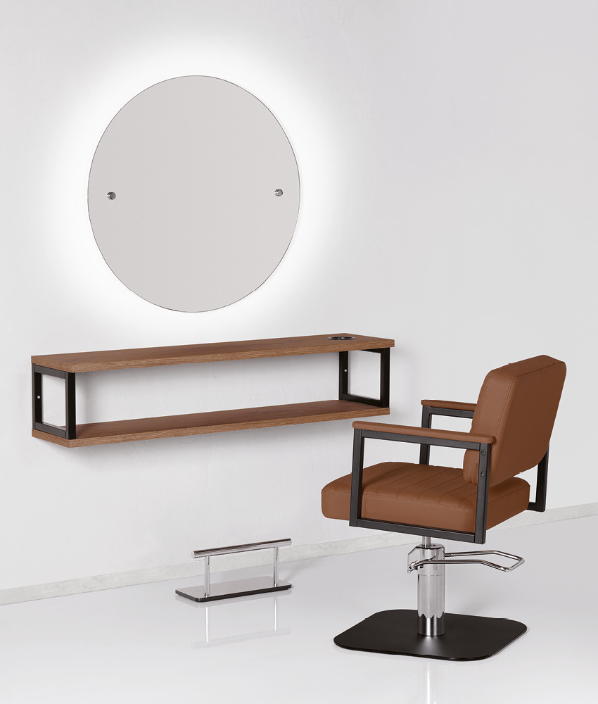 Hairdressing mirror: Giove Led - In foto: LR/M060-A - Luca Rossini
