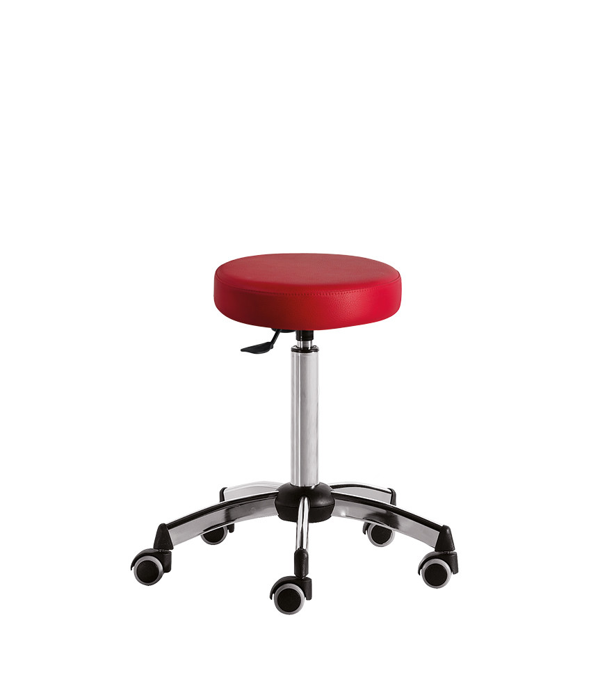 Stool for hairdressers: Otello - In photo: LR/S010 - Colore: Cherry E8 - Luca Rossini