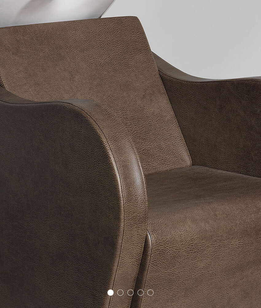 Shampoo unit for hairdressers: Amalfi - In photo: LR/W102/B - Colour: Vintage Brown F5 - Luca Rossini Shampoo unit for hairdressers: Amalfi - In photo: LR/W102/B - Colour: Vintage Brown F5 - Luca Rossini