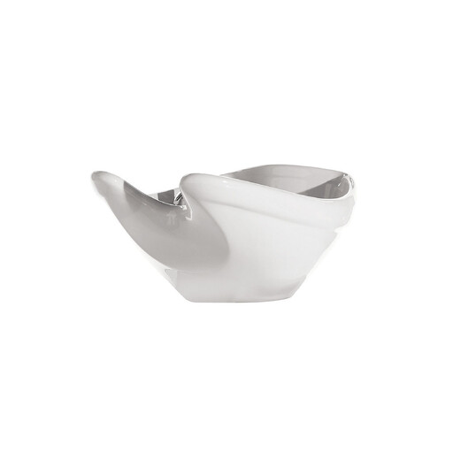 White ceramic basin for shampoo units: White ceramic basin - Salon Ambience