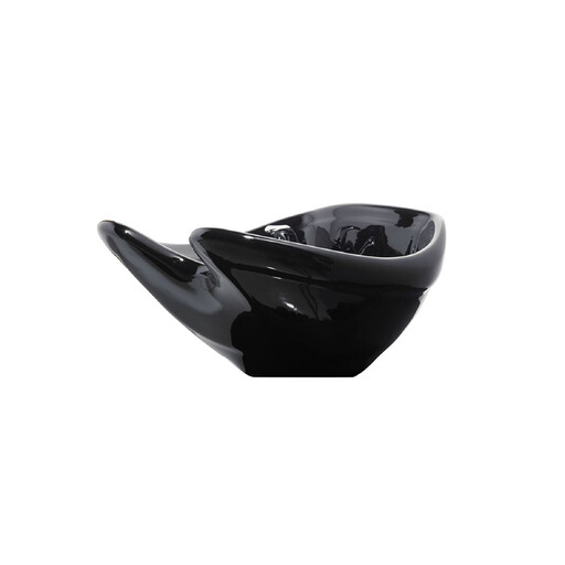 Black ceramic basin for shampoo units: Black ceramic basin - Salon Ambience