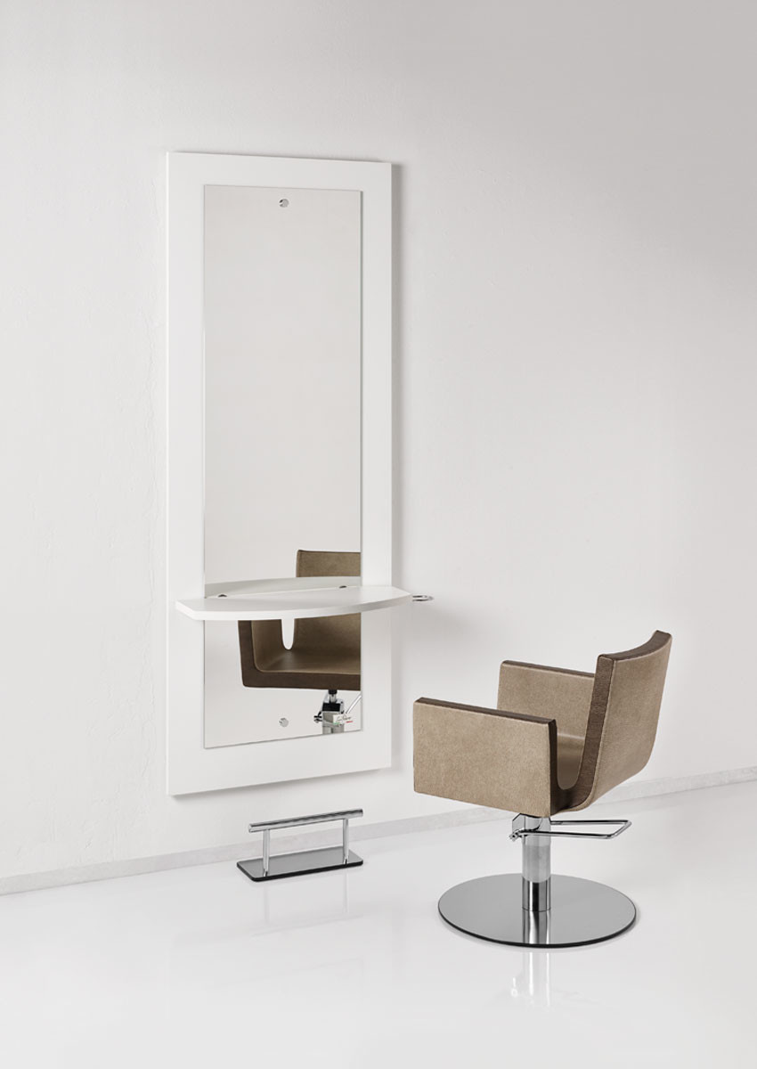 Hairdressing mirror: Melodia - In photo: LR/M050-D - Luca Rossini